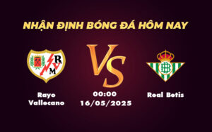 rayo vallecano real betis 16 05 la liga